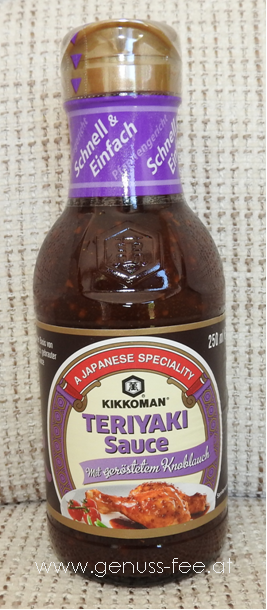 Kikkoman Teriyaki Sauce mit geröstetem Knoblauch 1