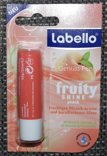 labello fruity shine peach