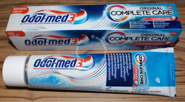 Odol-med3 Complete Care Zahnpasta mit Zuckersäuren-Schutz